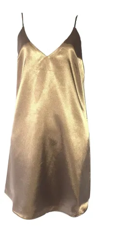 KATE GOLD SLIP DRESS
