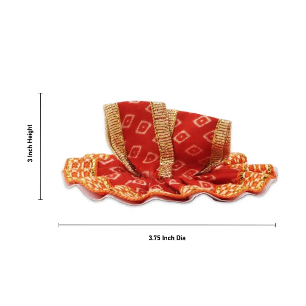 Krishnar Dress - 3.75 Inches | Krishna Idol Dress/ Krishna Murti Dress/ Krishna Clothes for Murti/ Assorted Colour