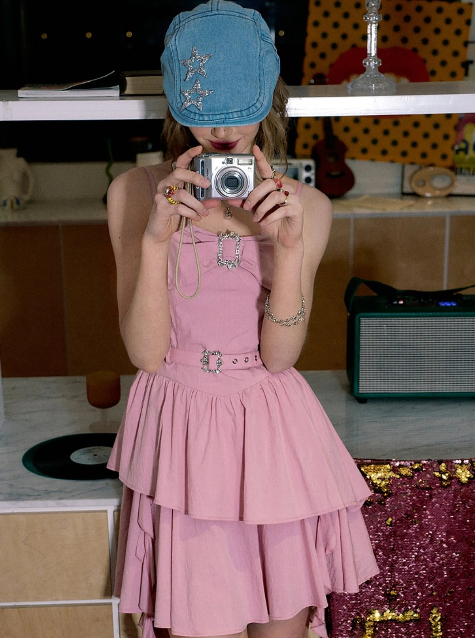 Layered Cake Slip Dress