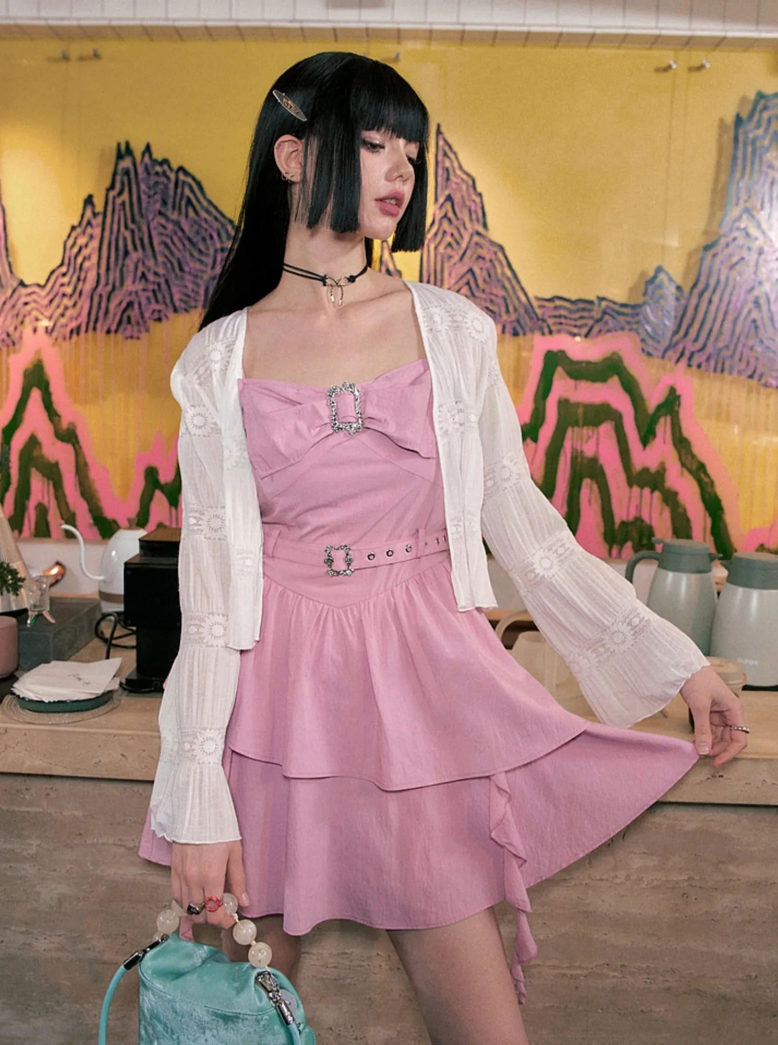 Layered Cake Slip Dress