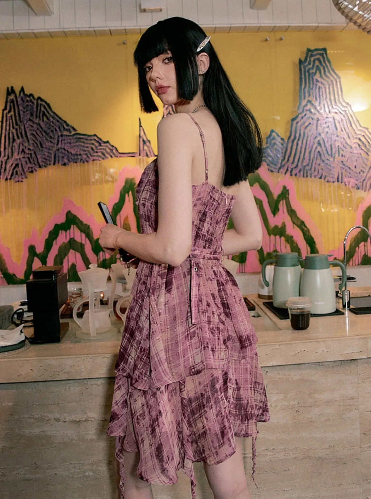 Layered Cake Slip Dress