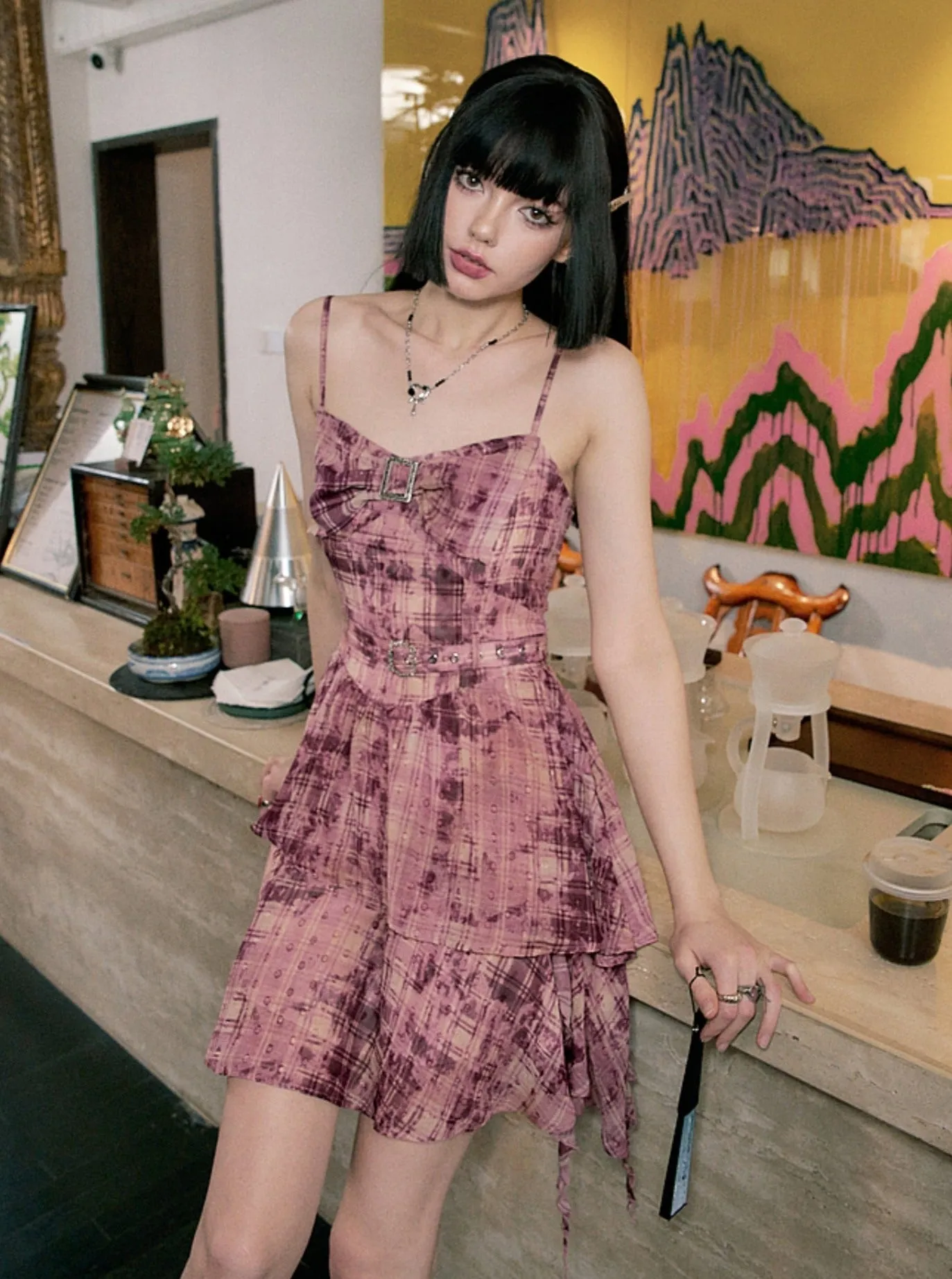 Layered Cake Slip Dress