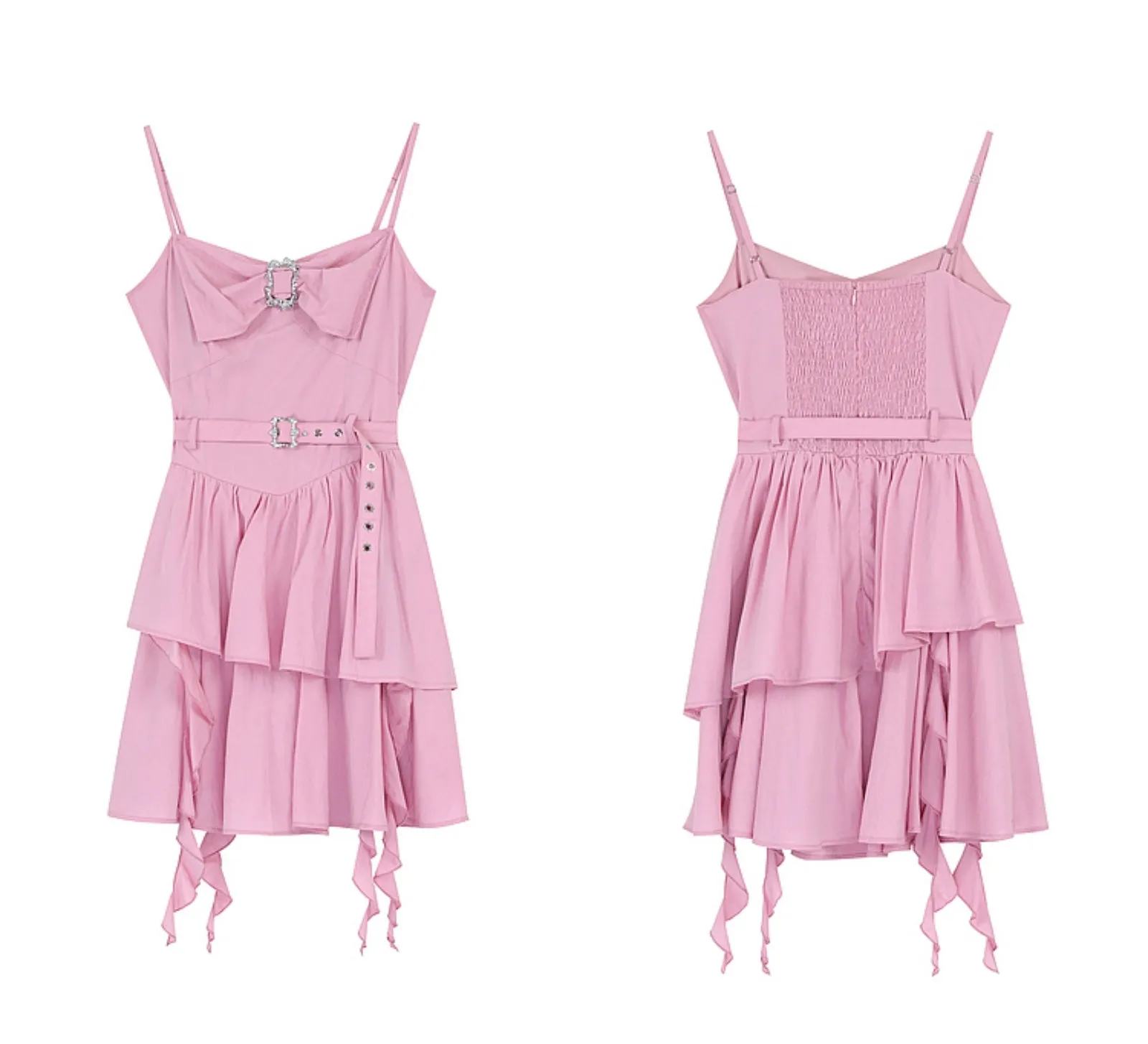 Layered Cake Slip Dress