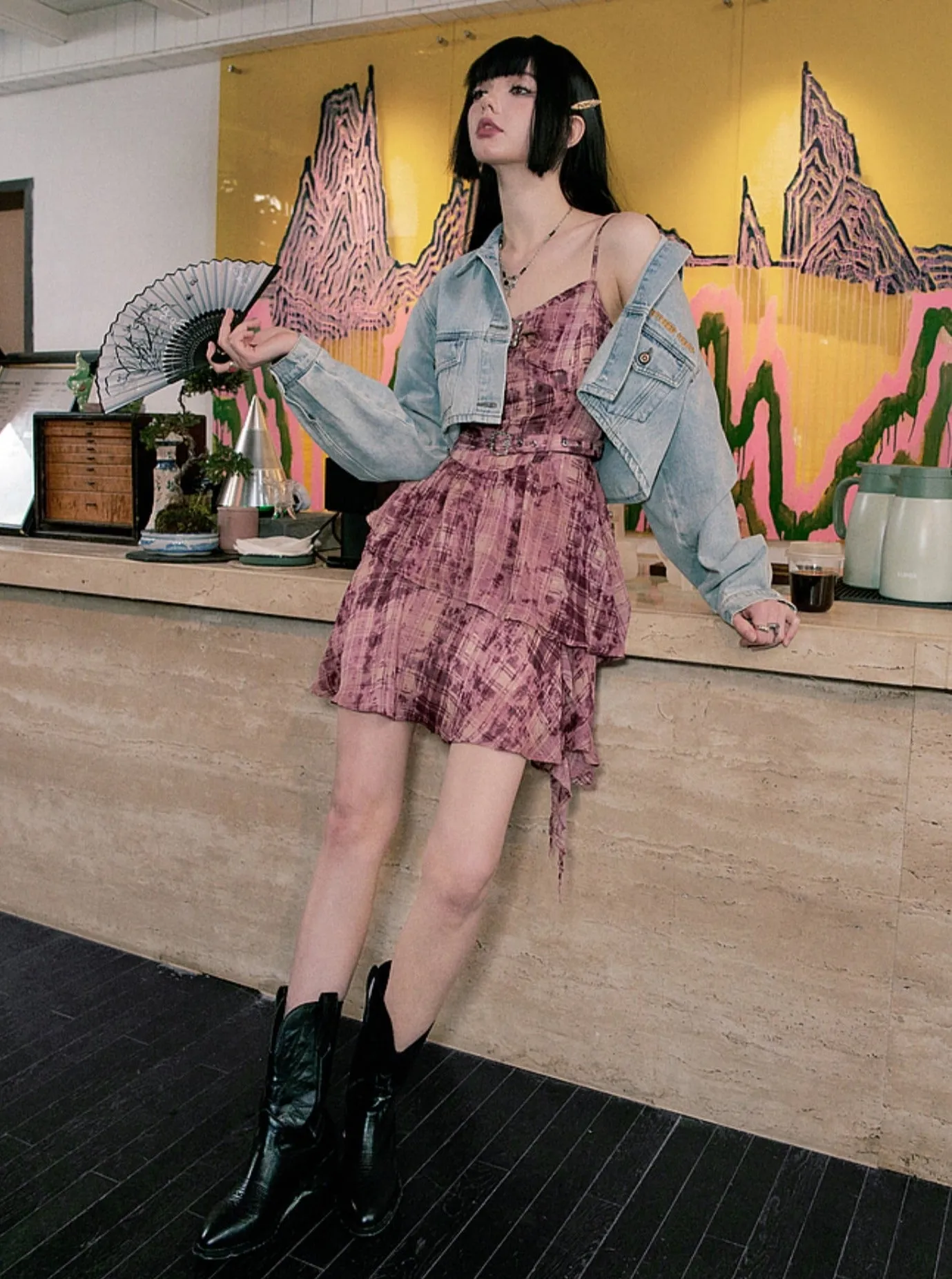 Layered Cake Slip Dress