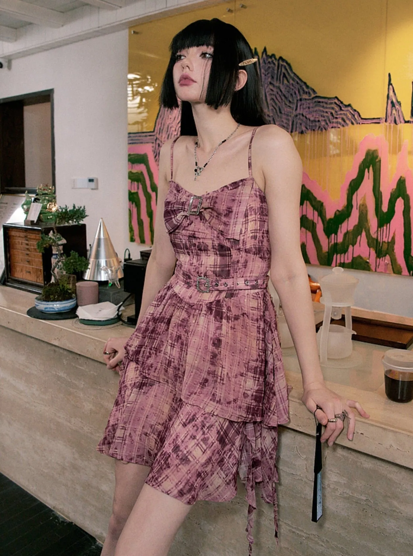 Layered Cake Slip Dress