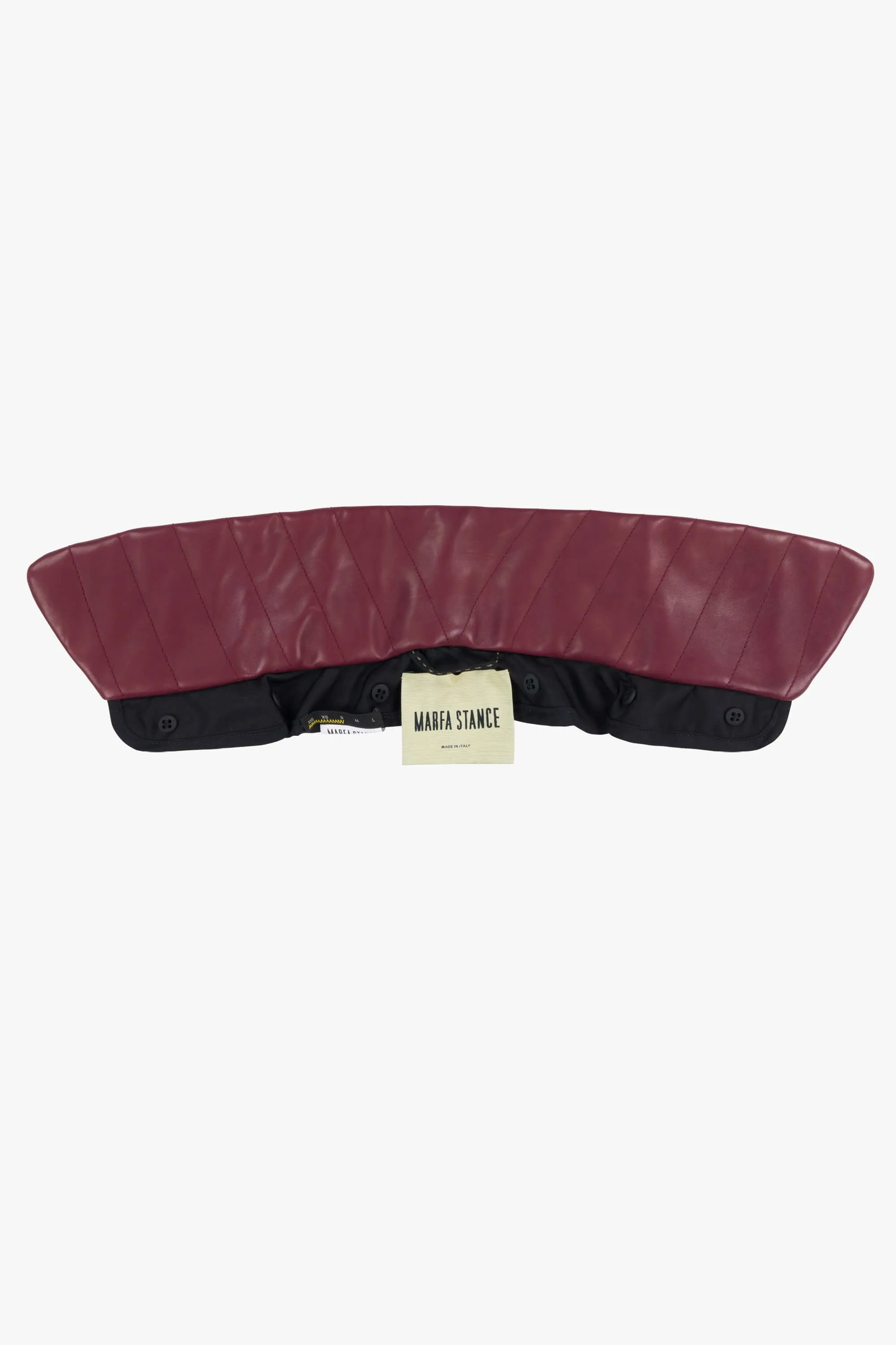 Leather Collar - Wine