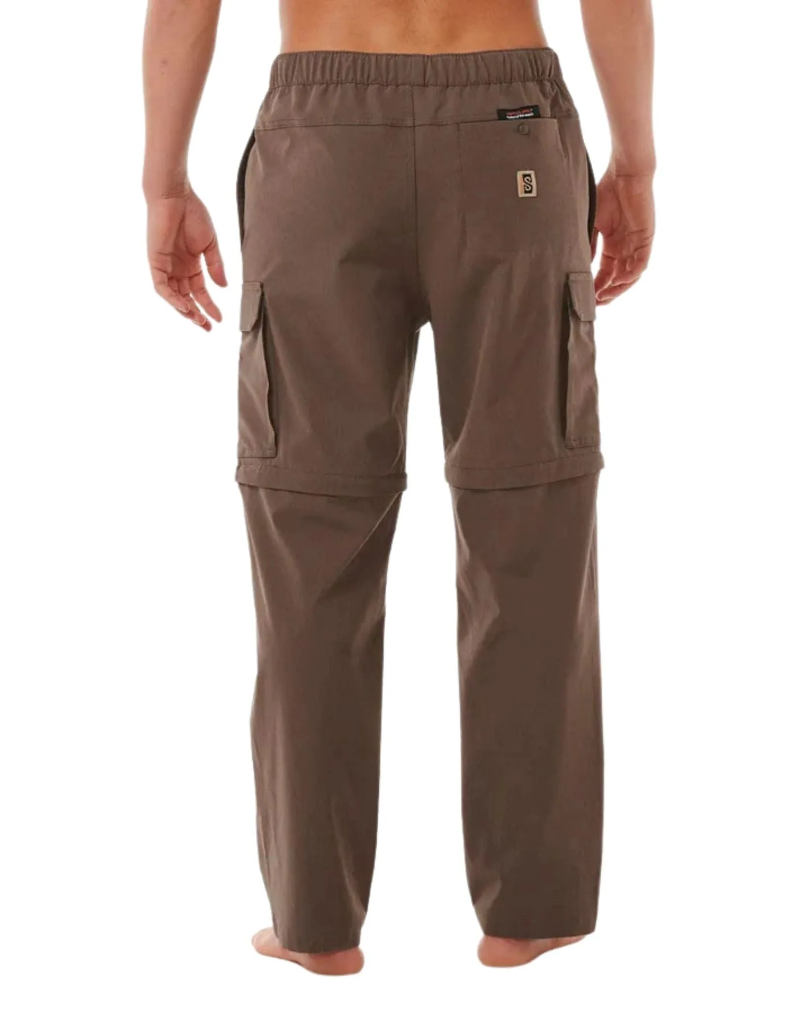 Mens Search Zip Off Pant - Rock