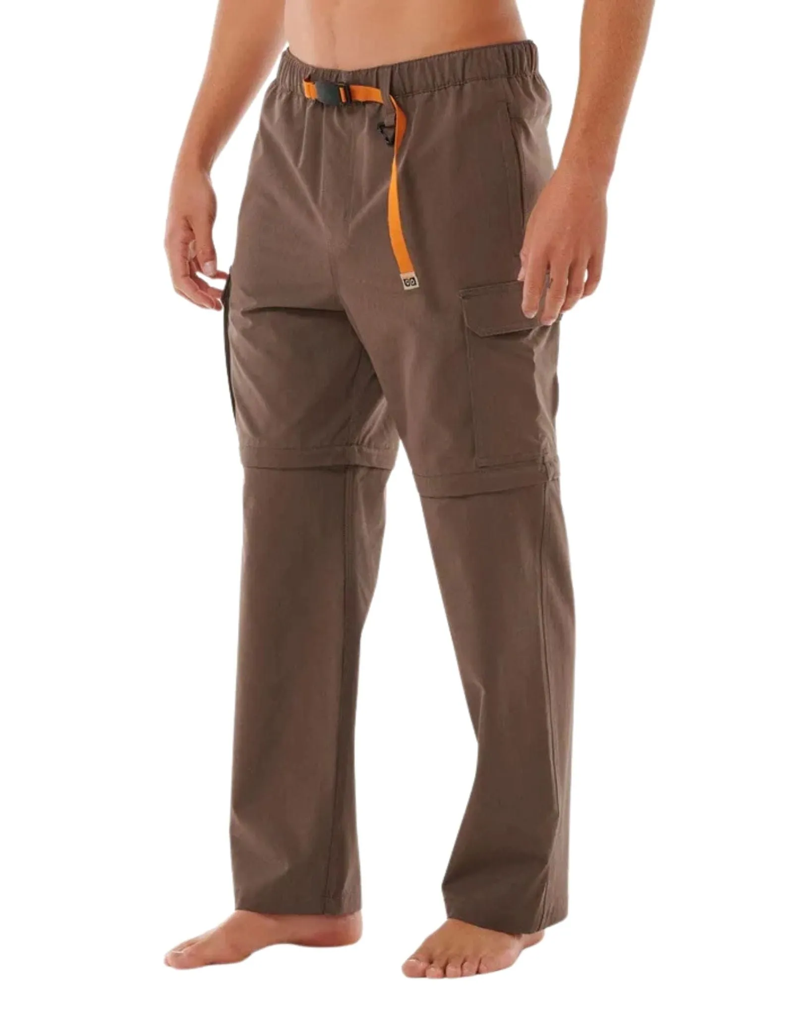 Mens Search Zip Off Pant - Rock
