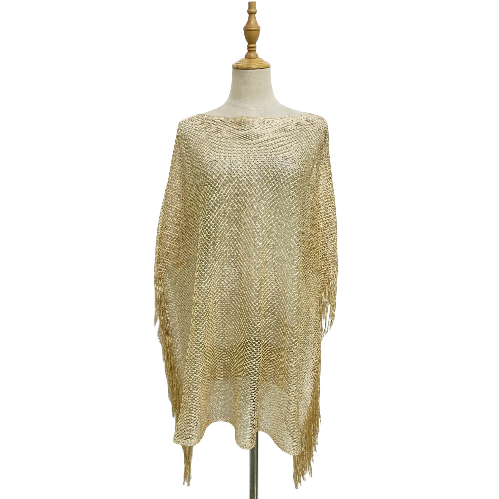 Metallic Kimonos and Ponchos