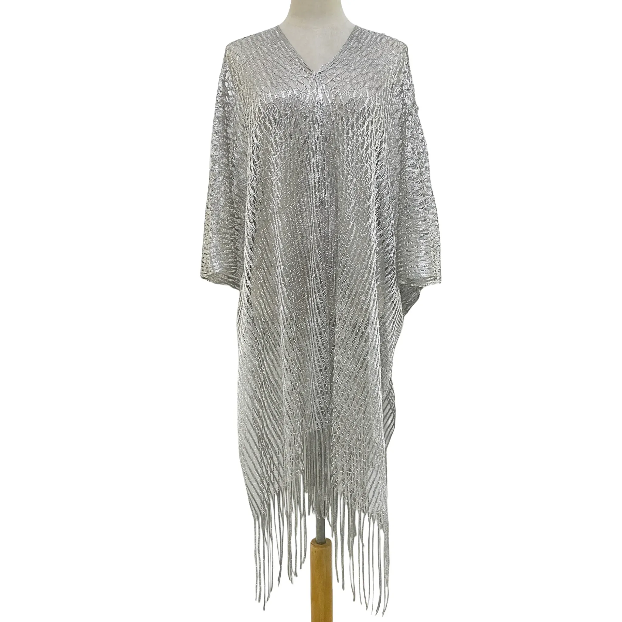 Metallic Kimonos and Ponchos