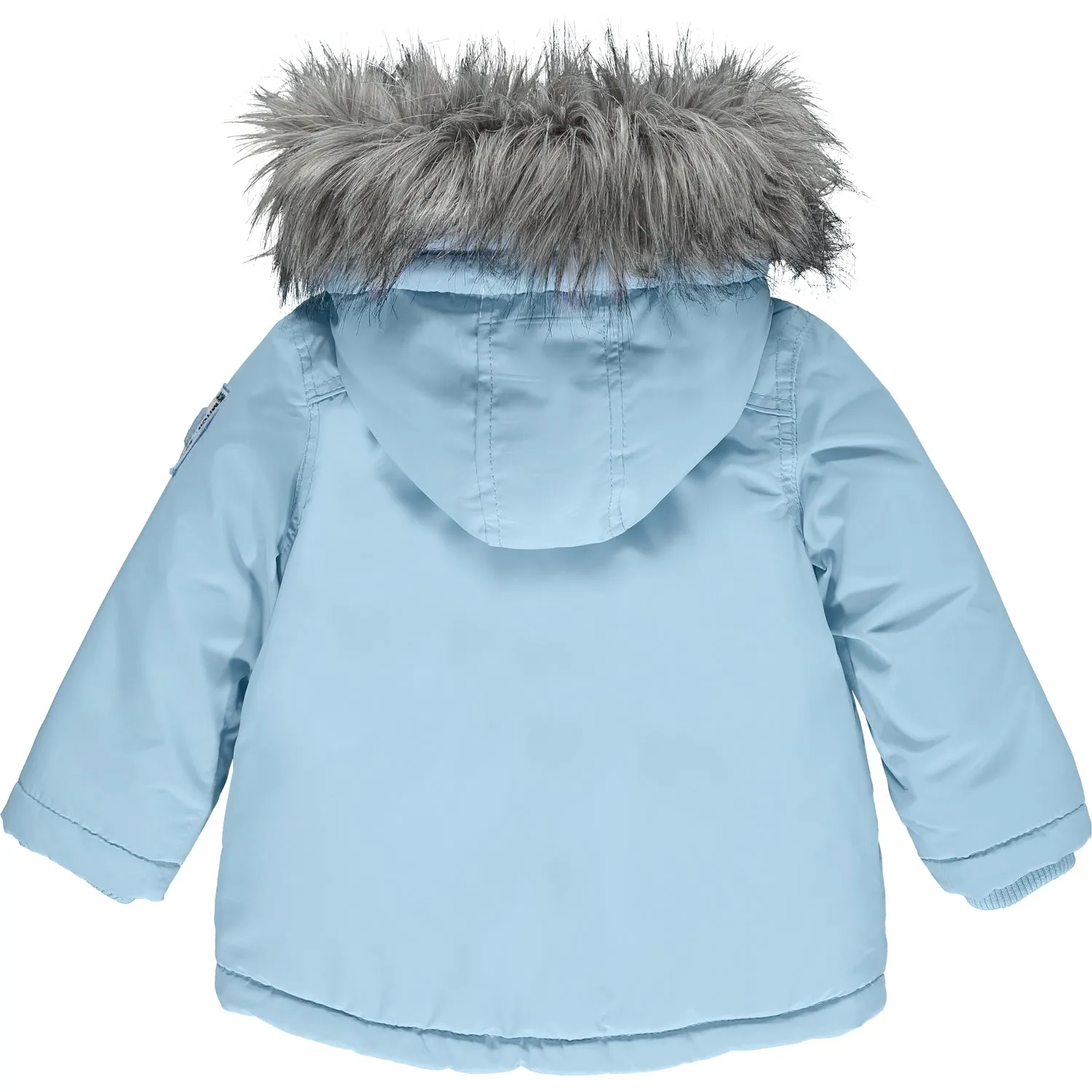 MITCH & SON Boys Paisley Blue Parka with Fur Hood - CLEARANCE SALE