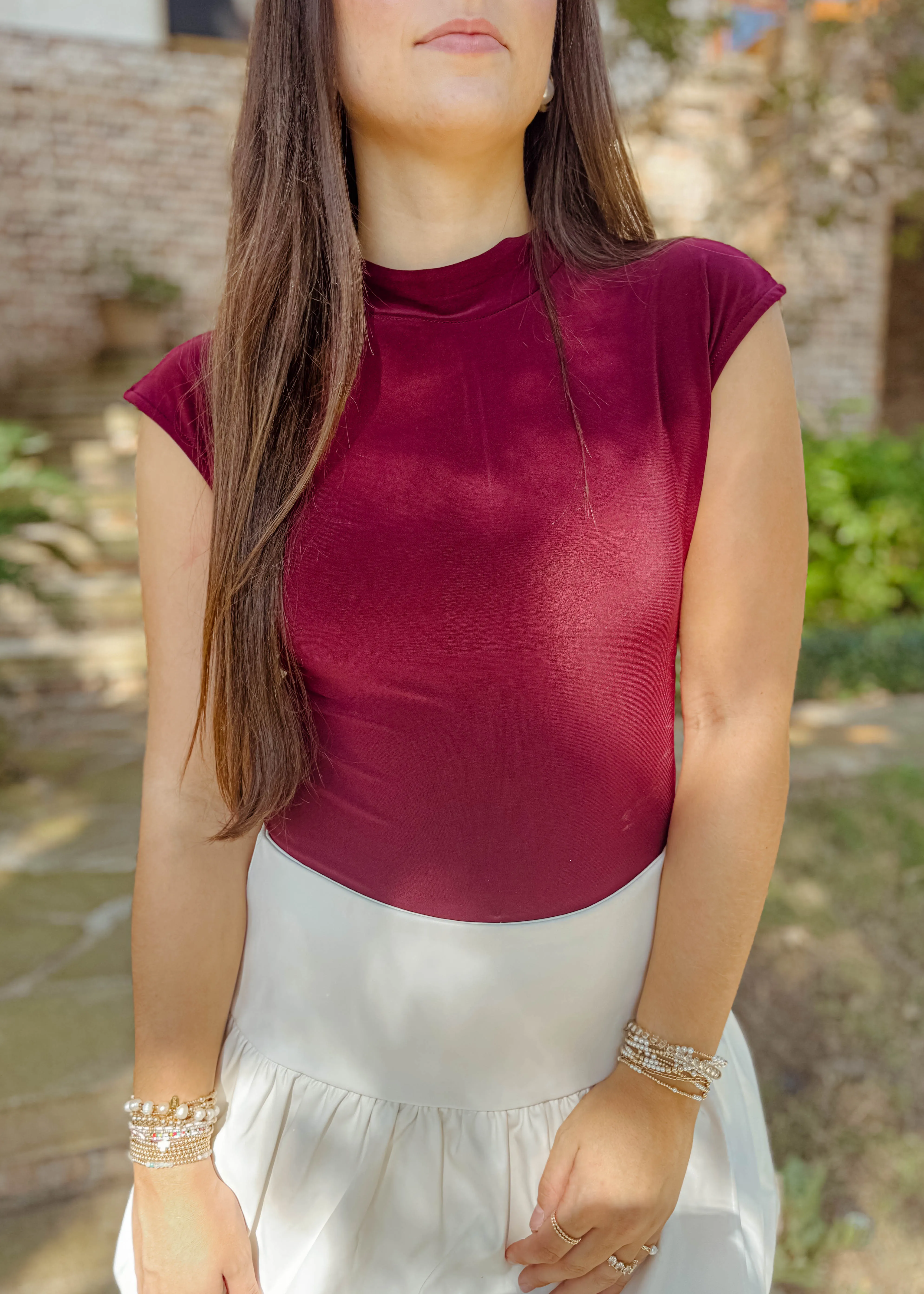 Mock Neck Body Suit