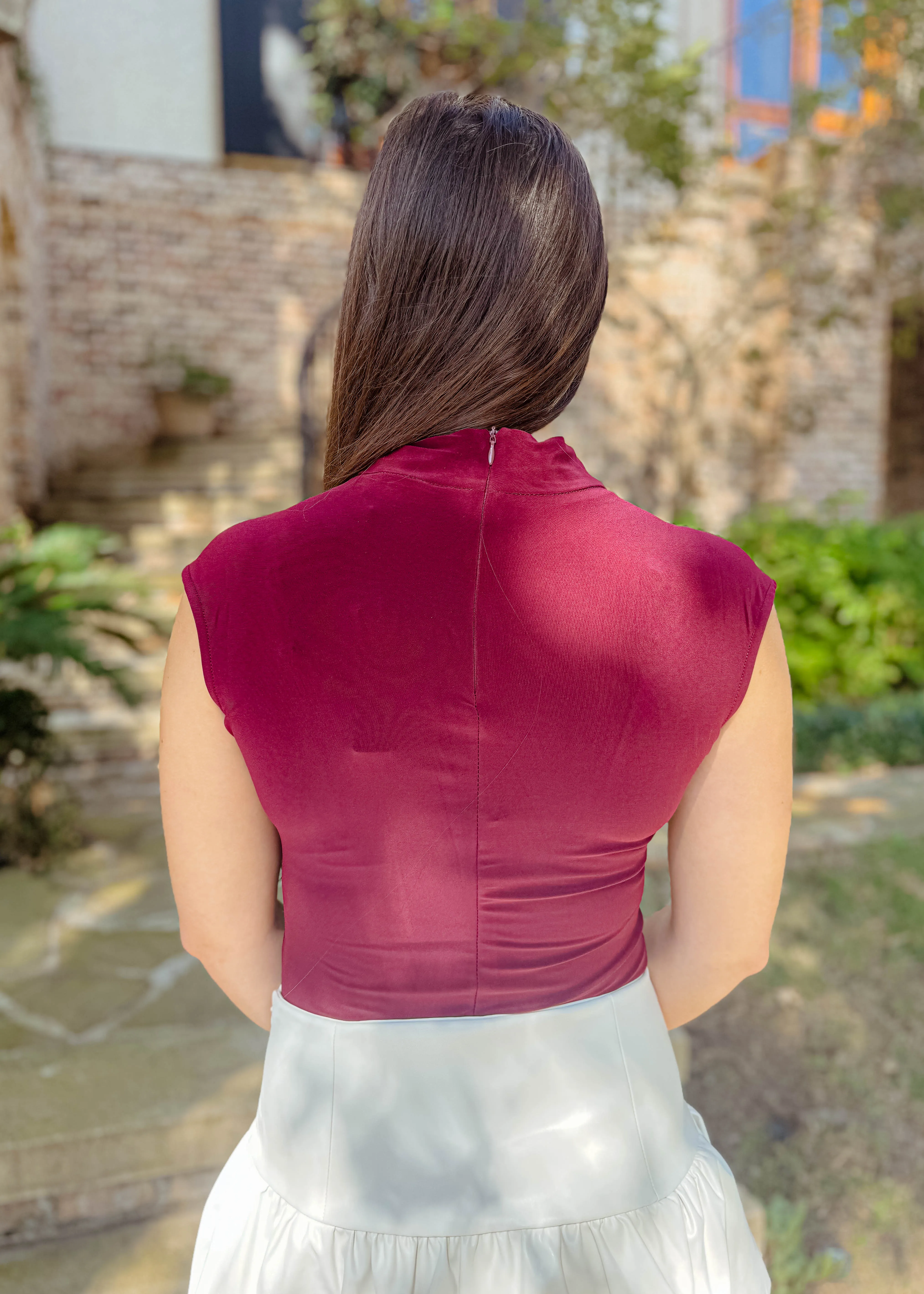 Mock Neck Body Suit