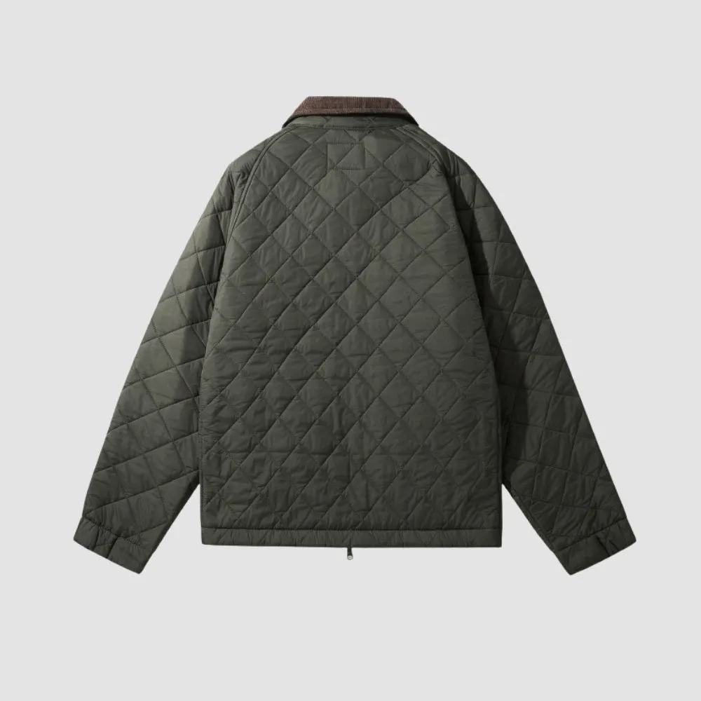 MV Corduroy Quilted Diamond Cotton Jacket