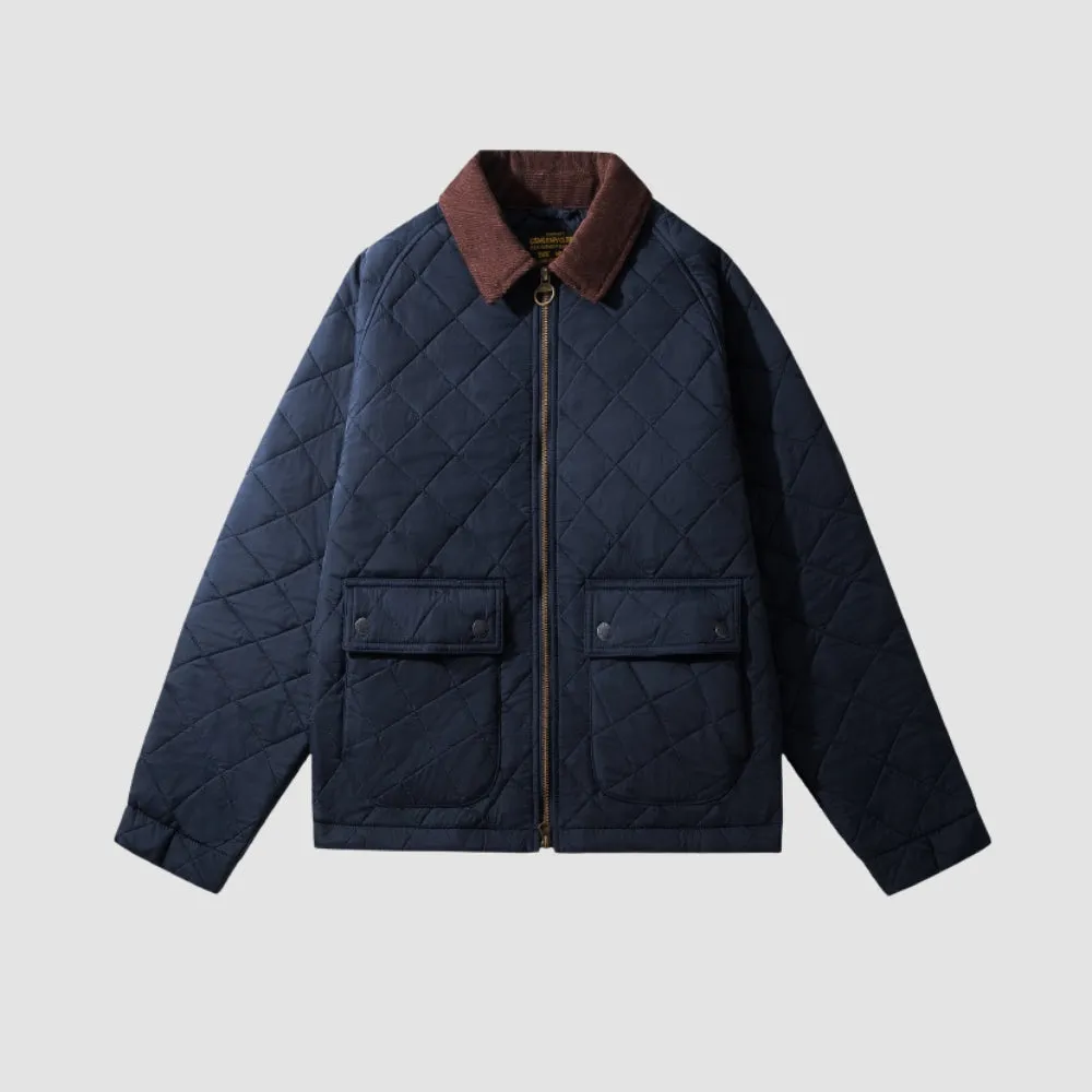 MV Corduroy Quilted Diamond Cotton Jacket