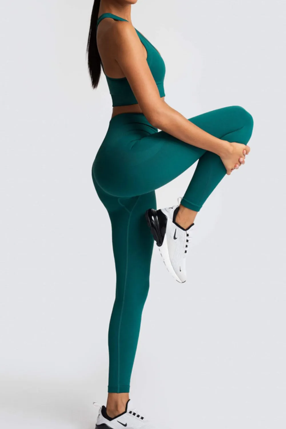 'Natasha' Yoga Bra & High-Waist Legging Set (11 Colors)