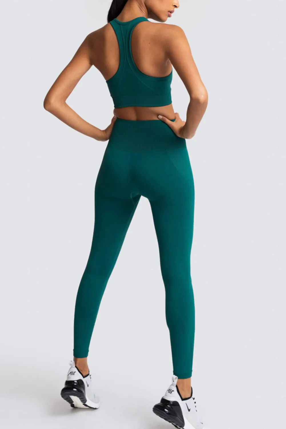 'Natasha' Yoga Bra & High-Waist Legging Set (11 Colors)