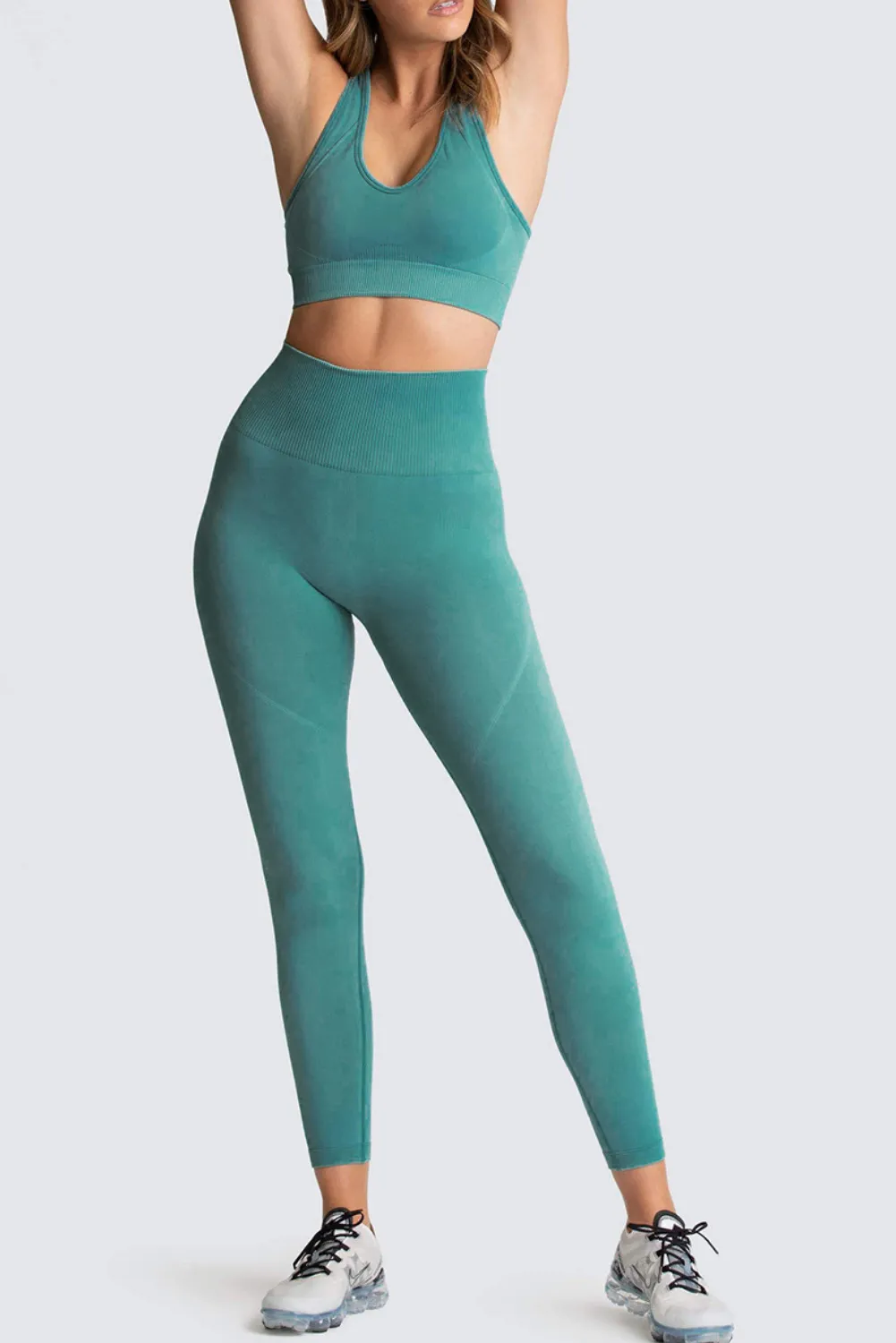 'Natasha' Yoga Bra & High-Waist Legging Set (11 Colors)