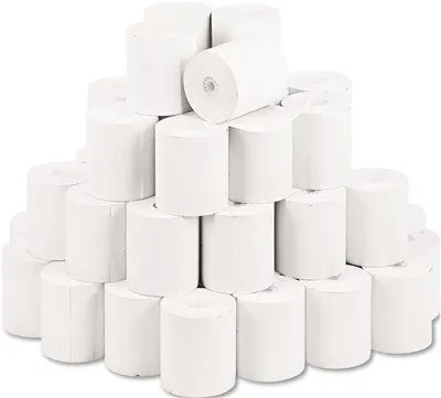 Ncr Two-Sided Thermal Paper Rolls' 3-1/8" X 273 Ft' White' 50/Carton