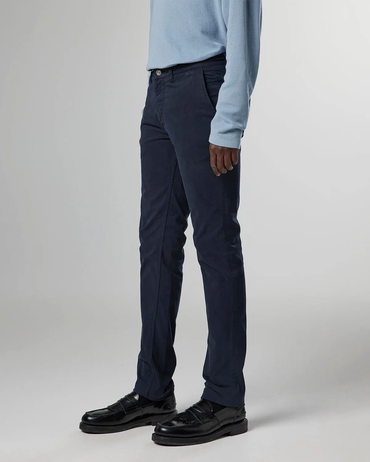 NN07 Marco 1400 Classic Chino in Navy Blue