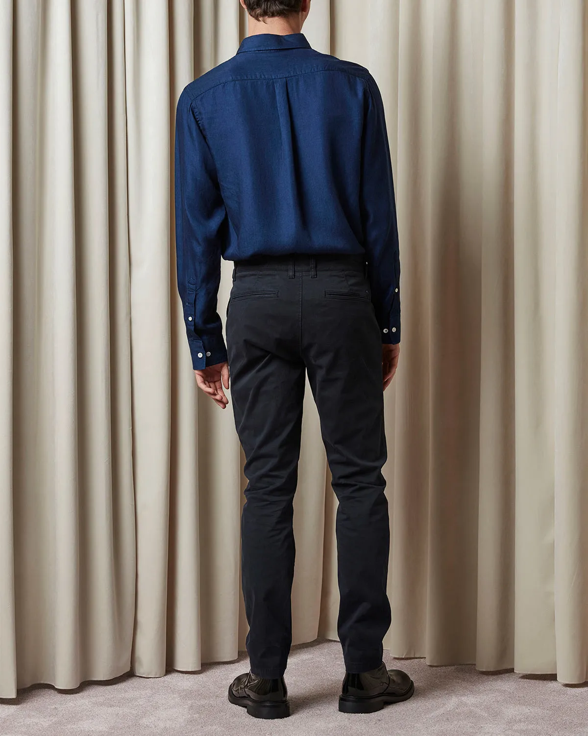 NN07 Marco 1400 Classic Chino in Navy Blue