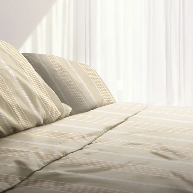 Odyssey Living Thermal Flannelette Printed Hamptons Stripe Sheet Set