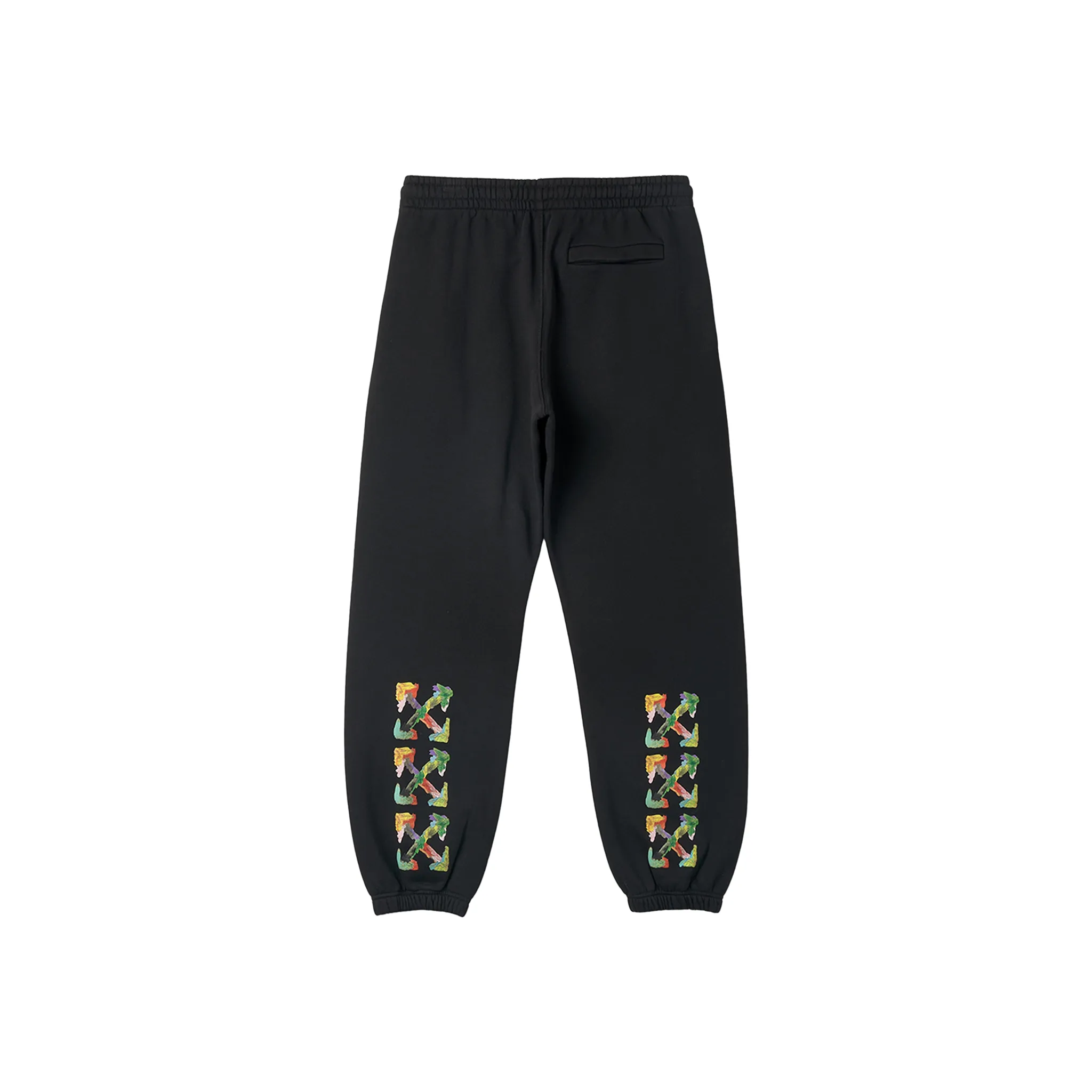 OFF-WHITE Brush Arrow Slim Sweatpants Black/Multicolour (SS23)