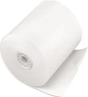 One-Ply Cash Register/Point Of Sale Rolls 3 Inch  X 150 Ft White 50/Carton