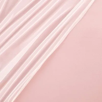 Open Box - Set of 2 (84"x52") Caterina Layered Solid Blackout with sheer top Curtain Panels Blush - Exclusive Home