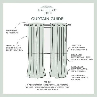Open Box - Set of 2 (84"x52") Caterina Layered Solid Blackout with sheer top Curtain Panels Blush - Exclusive Home