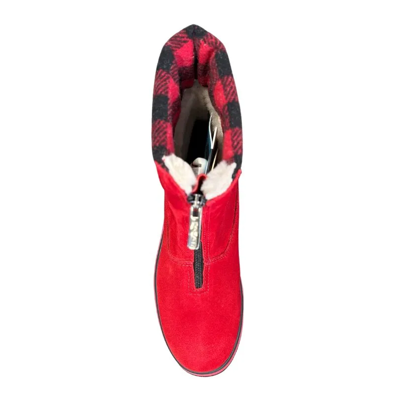 Pajar Patch Red/Black Women's Ankle Boots