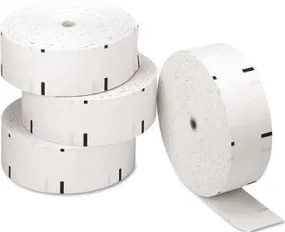 Perfection Atm Paper Rolls 3-1/8 Inch  X 1960 Ft White 4/Carton