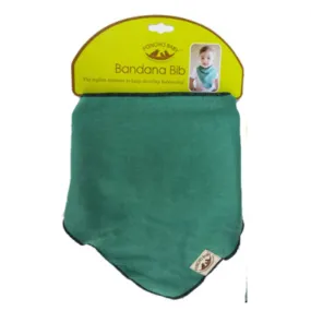 Poncho Baby Classic Bandana Bib - Reversible Emerald/Black
