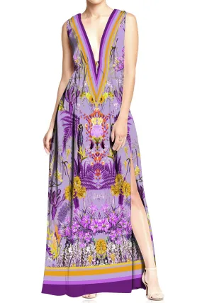Purple Formal Dress Long For Women
