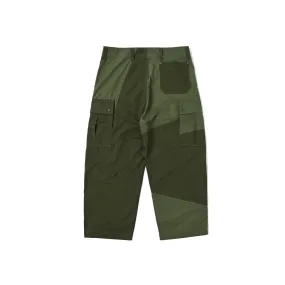 "KYOTO EXCLUSIVE" OHARIKO ARMY PATCHWORK PANTS