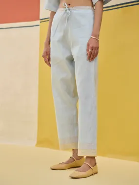 Reya Classic Border Pant - Sky
