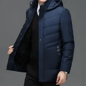 Sam Executive Parka | Stilvoller langer wasserdichter eleganter Wintermantel für Herren