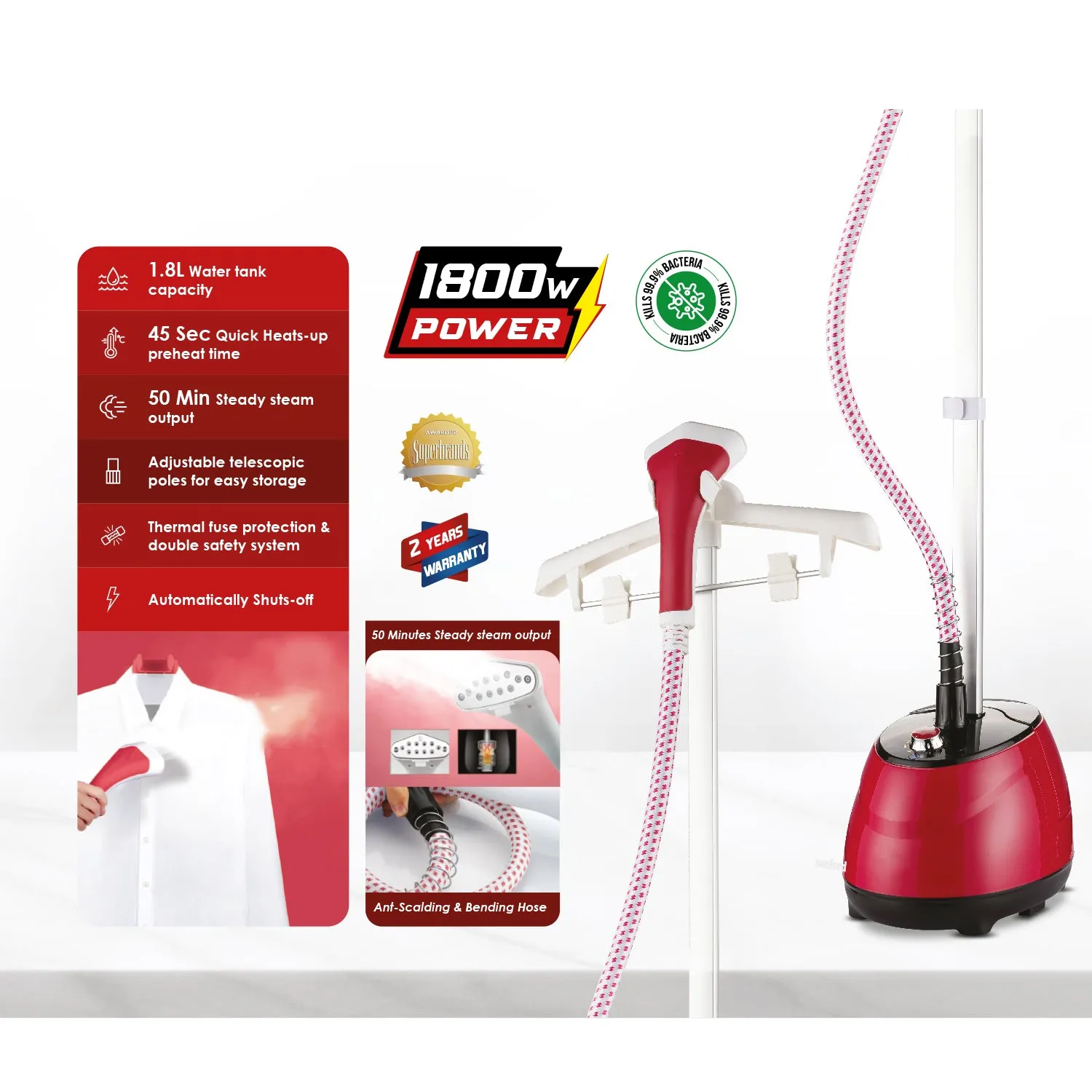 Sanford Garment Steamer - SF 2910 GS