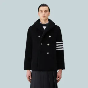 Shearling 4-Bar Unconstructed Peacoat Black