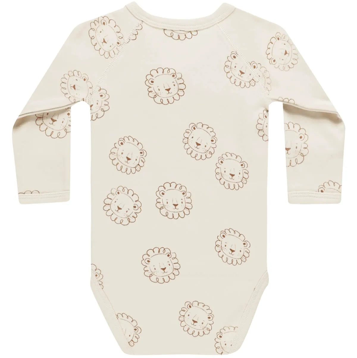 Side Snap Bodysuit in Lions by Quincy Mae