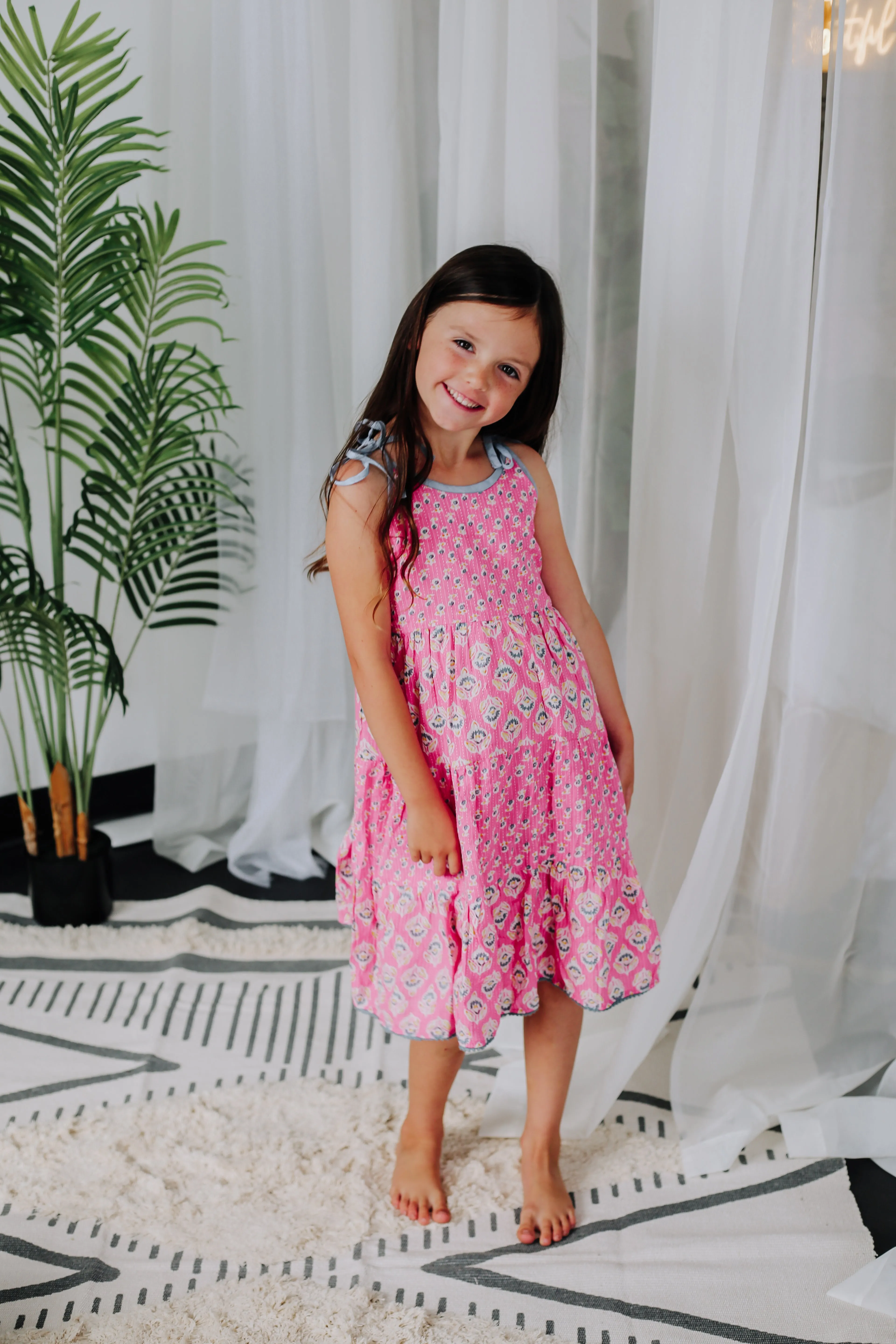 Simran Maxi Dress - Pink