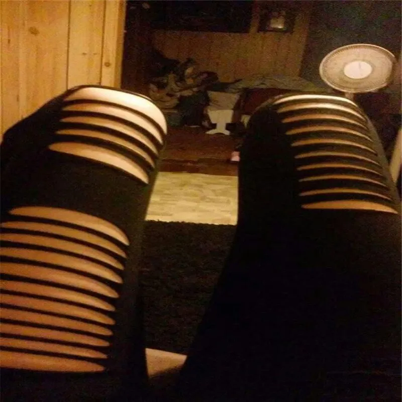 Slashed Ripped Cut Out Leggings