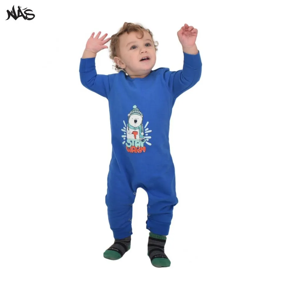 Stay Warm - Nautical Blue