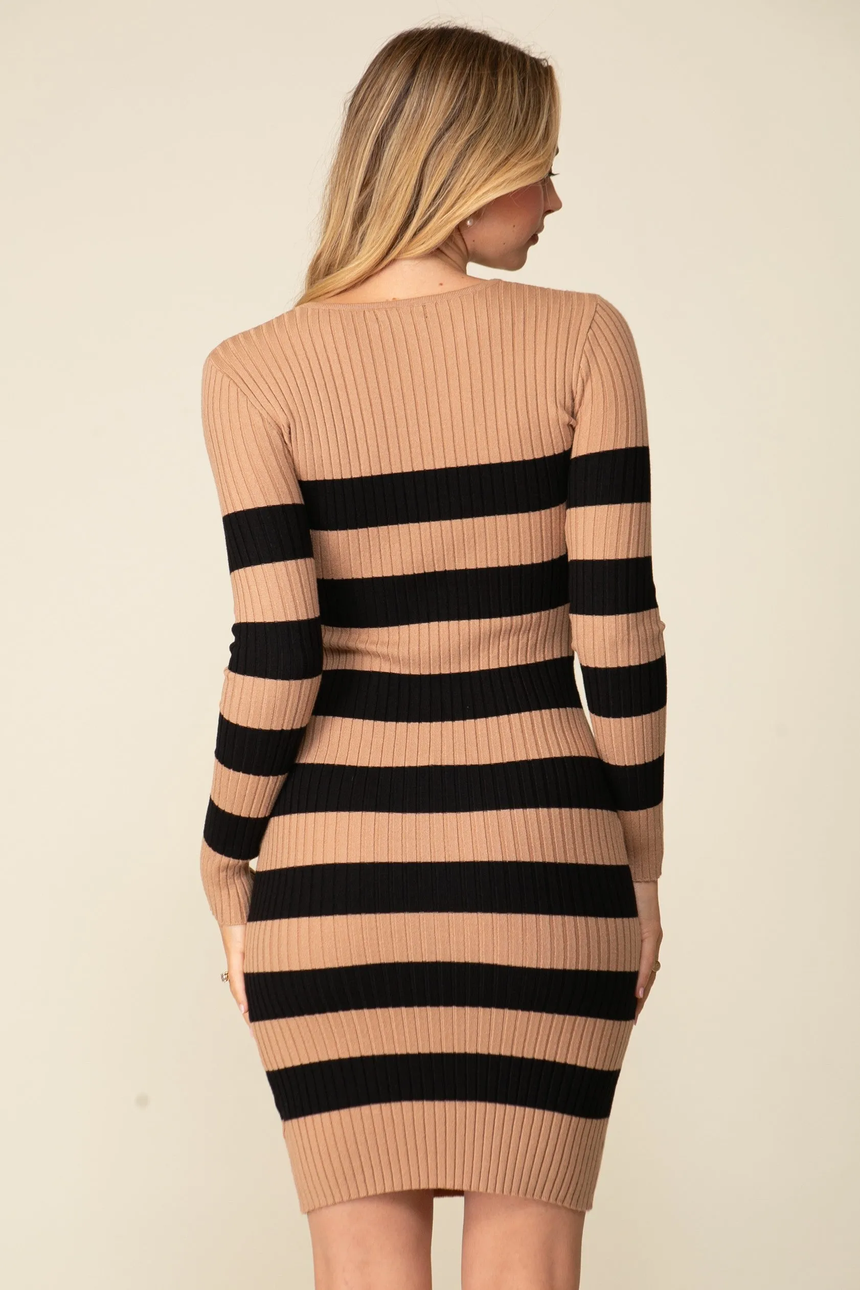 Striped Bodycon Dress - FINAL SALE