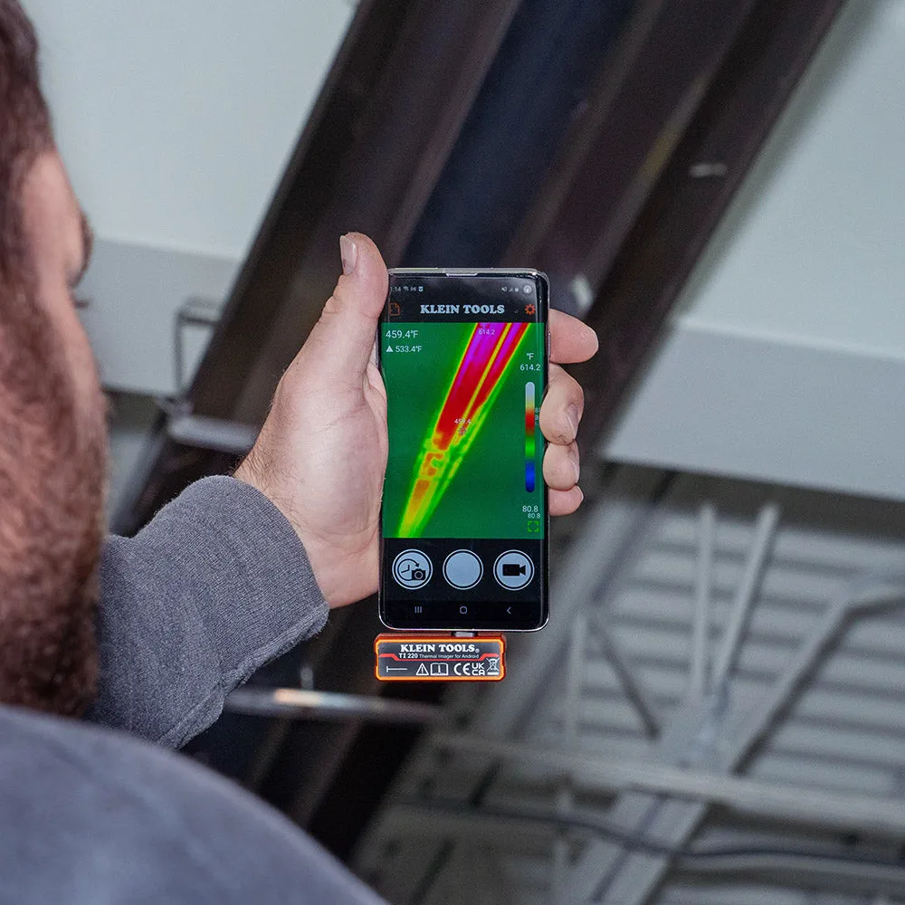 Thermal Imager - Klein Tools Thermal Imager for Android® Devices, TI220