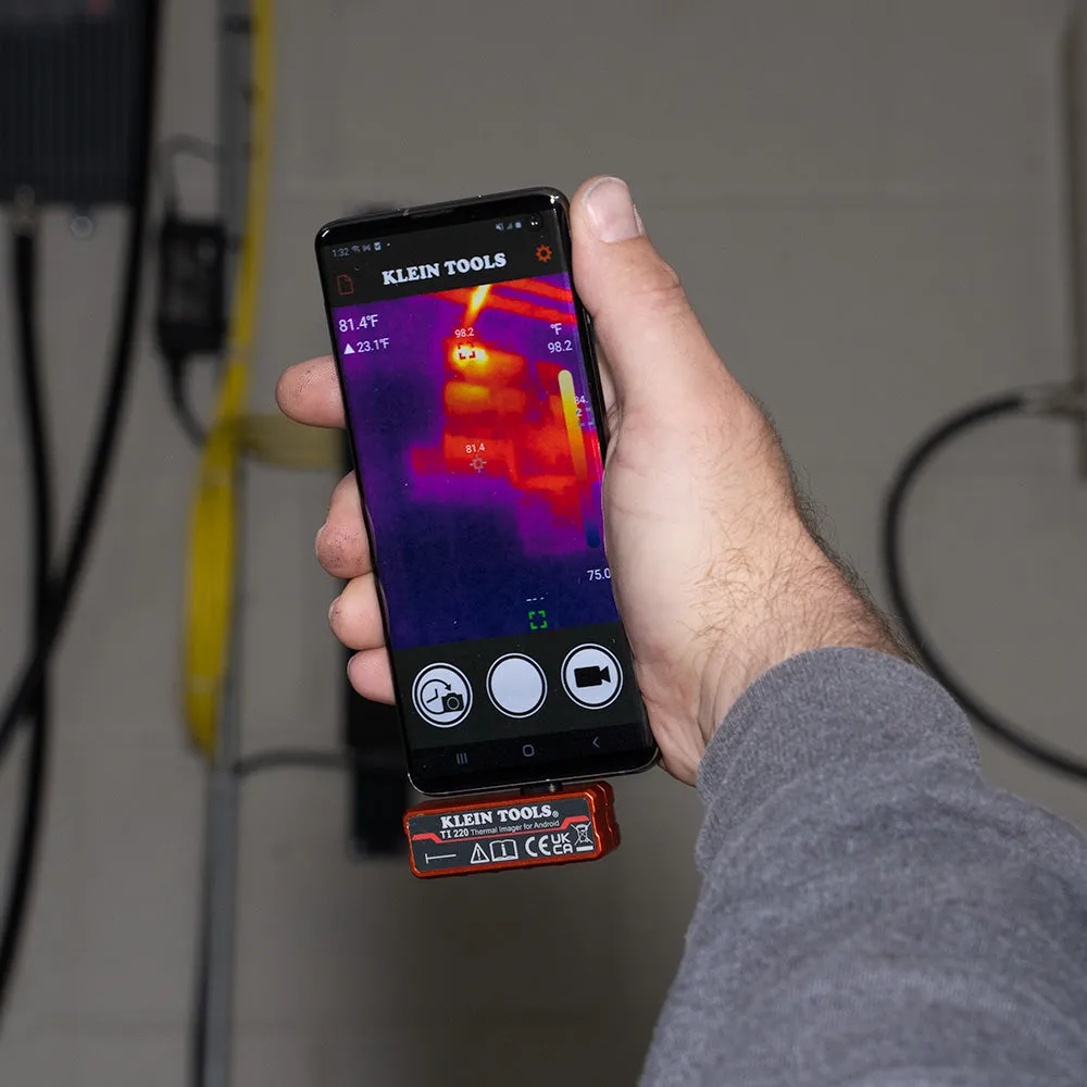 Thermal Imager - Klein Tools Thermal Imager for Android® Devices, TI220