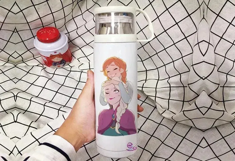 Thermal Thermos With Cup -Stainless Steel - Friends