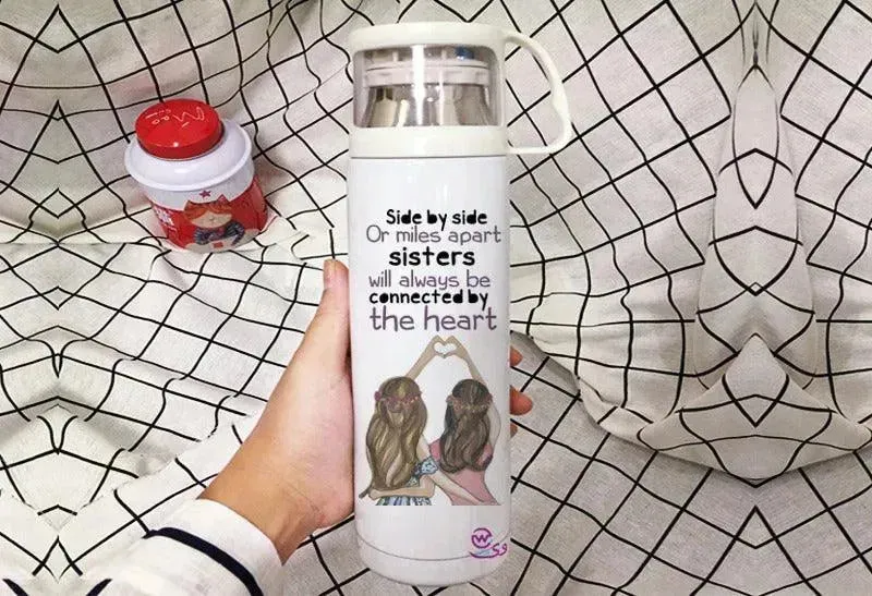 Thermal Thermos With Cup -Stainless Steel - Friends