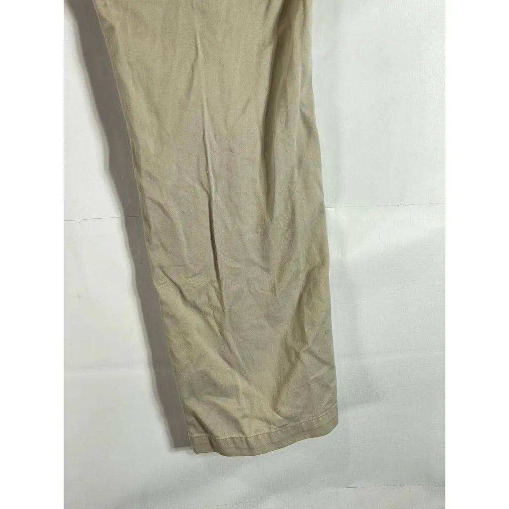 TOMMY HILFIGER Men's Tan Regular-Fit Straight-Leg Chino Pants SZ 30