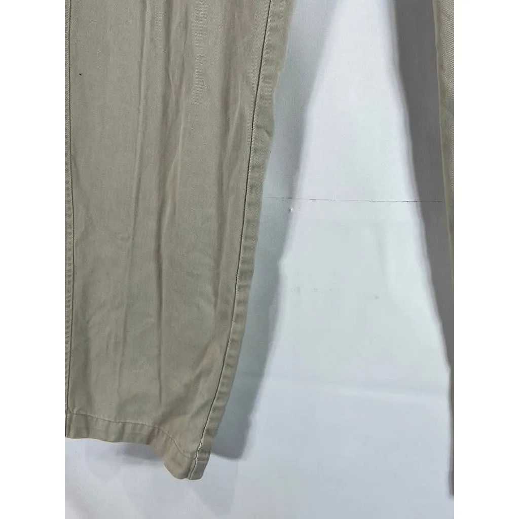 TOMMY HILFIGER Men's Tan Regular-Fit Straight-Leg Chino Pants SZ 30